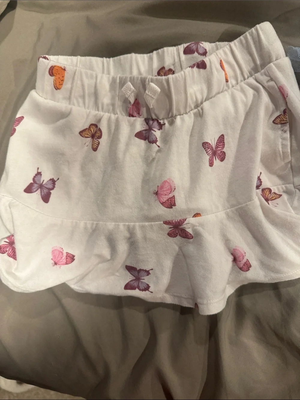 Target  white butterfly skort size xs 4/5 girl